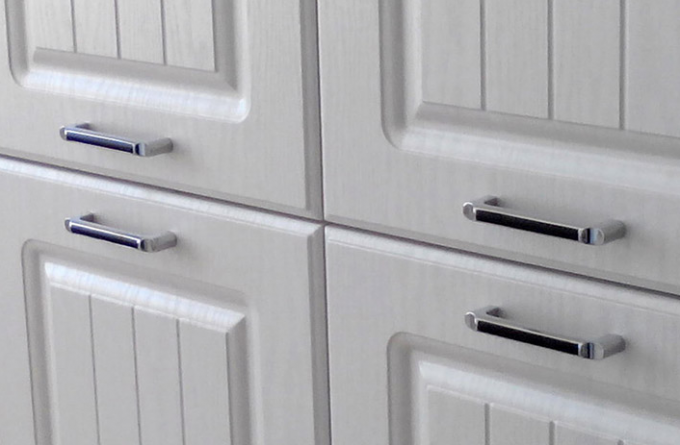 Dauerhafte Nickel-Kabinett-Griff-zieht einfacher moderner Champagne