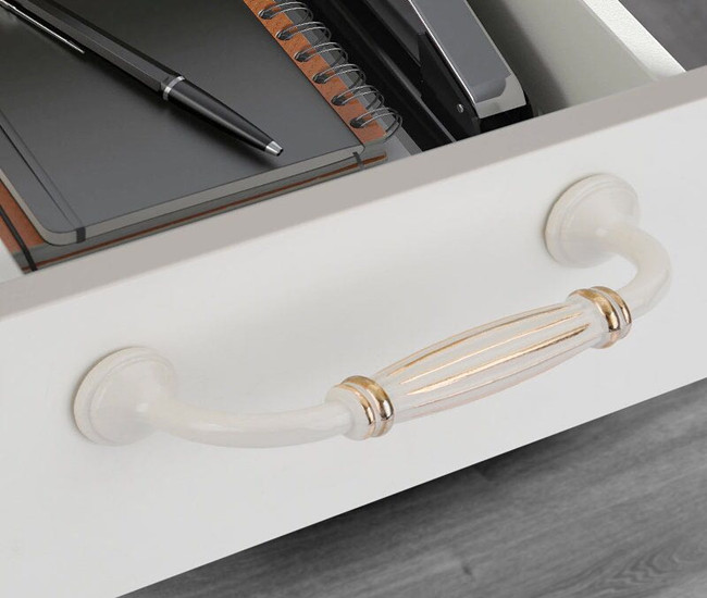 Entwerfen Antikupfer gewölbte Küchenschrank Griffe und Griffe Rom Zink