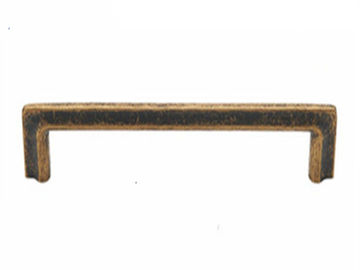 Antique Brass T Bar Furniture Handles And Knobs / Gold Cabinet Pulls