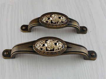 der 128mm Möbel-Griff-und Griff-96mm Zink-Aufbereiter-Zug-amerikanisches stilvolles